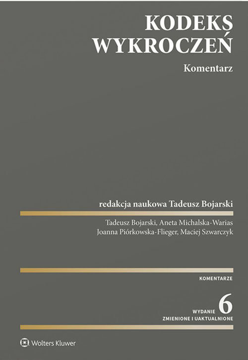 Kodeks wykroczeń Komentarz