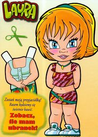 Kolekcja lalek wycinanek Laura