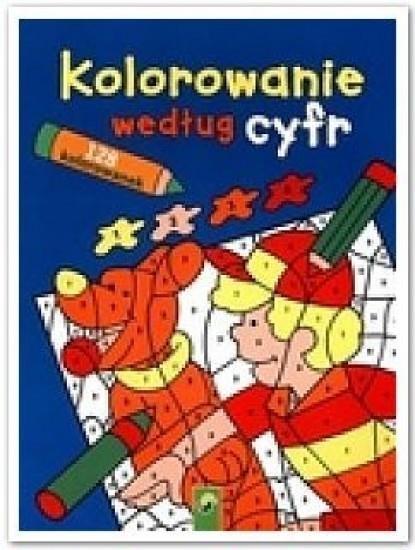Kolorowanie według cyfr niebieska 128 kolorowanek