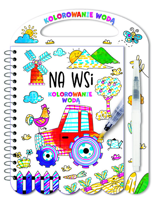 Kolorowanie wodą Na wsi