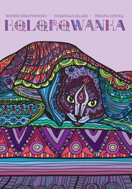 Kolorowanka antystresowa dla dorosłych KOT