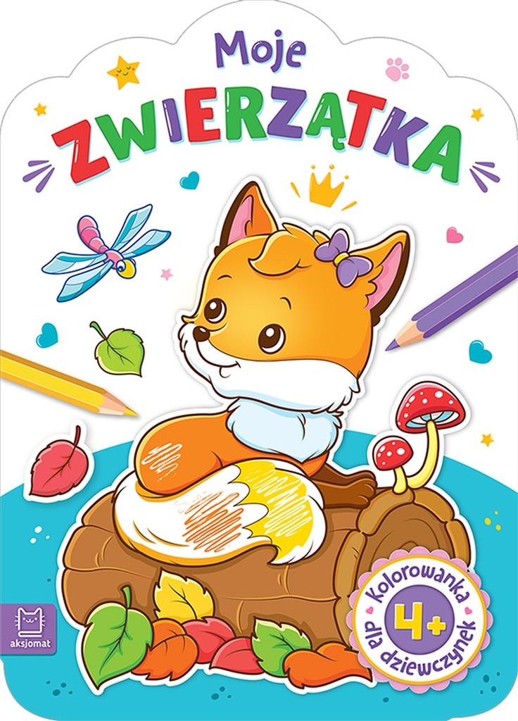 Kolorowanka dla dziewczynek Moje zwierzątka