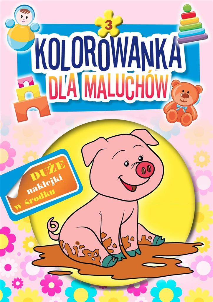 Kolorowanka dla maluchów 3. Świnka