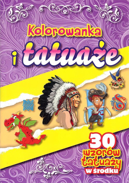 Kolorowanka i tatuaże