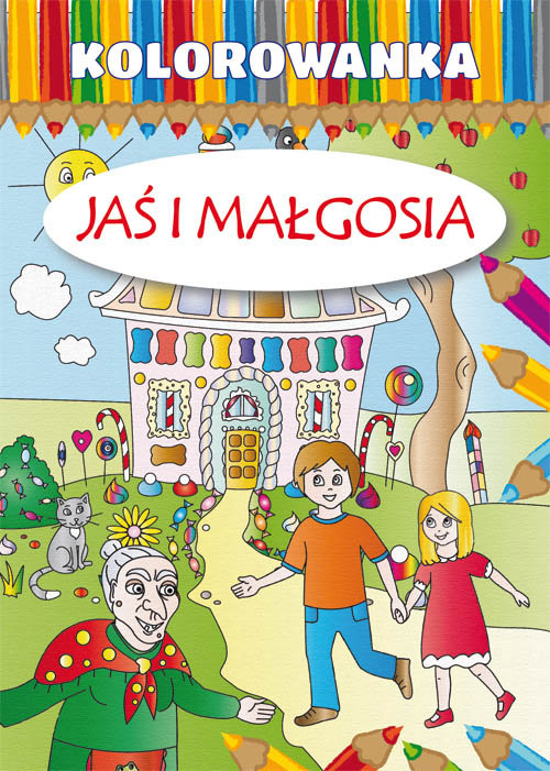 Kolorowanka. Jaś i Małgosia