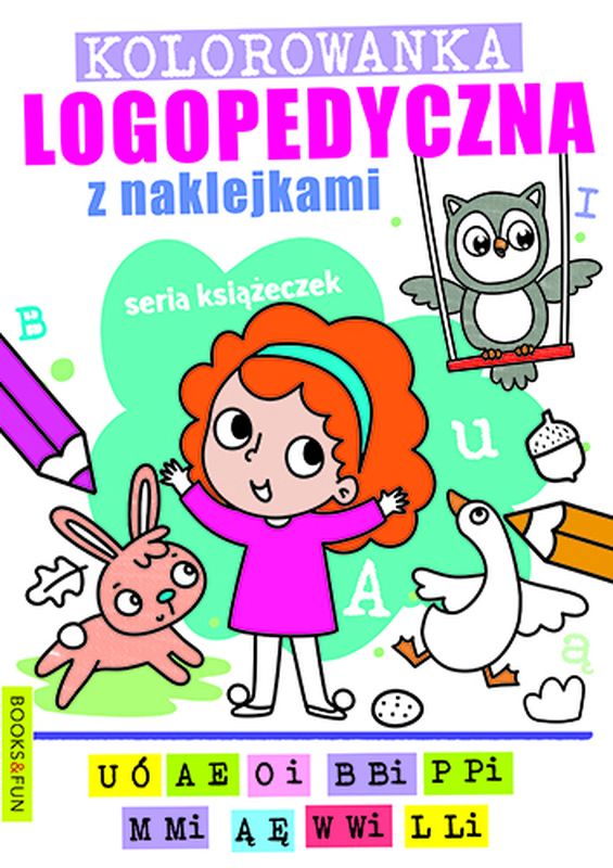 Kolorowanka logopedyczna 1 z naklejkami