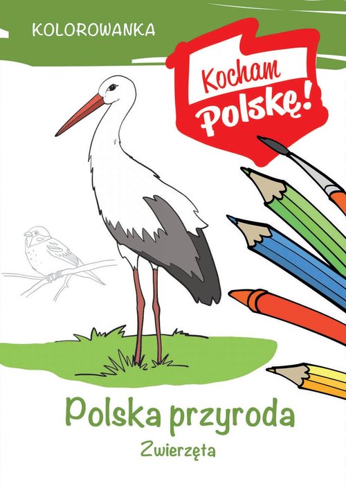 Kolorowanka Polska przyroda zwierzęta