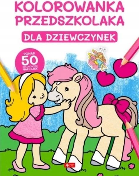 Kolorowanka przedszkolaka Dla dziewczynek