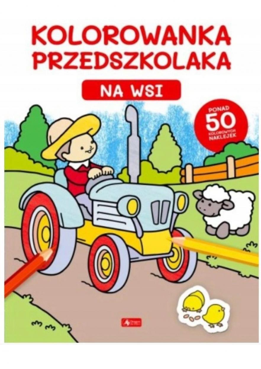 Kolorowanka przedszkolaka Na wsi