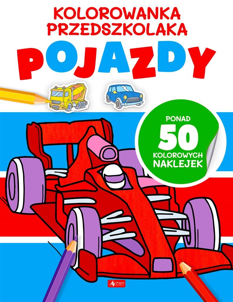 Kolorowanka przedszkolaka Pojazdy