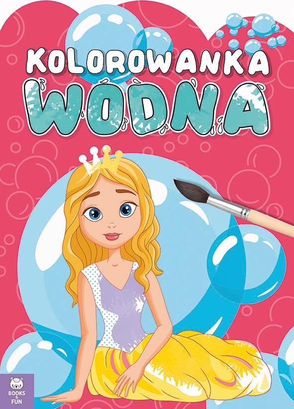 Kolorowanka wodna Królewny
