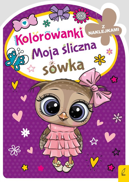 Kolorowanka z wykrojnikiem Moja śliczna sówka