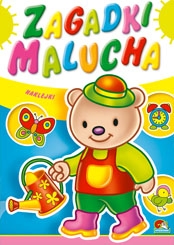 Kolorowanka. Zagadki Malucha z naklejkami