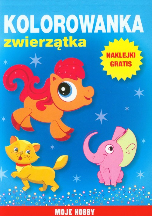 Kolorowanka Zwierzątka + naklejki