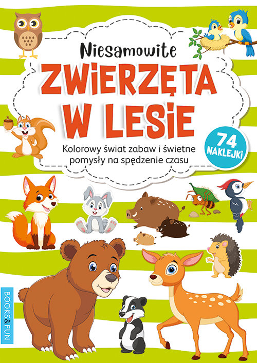 Kolorowanka Zwierzęta w lesie