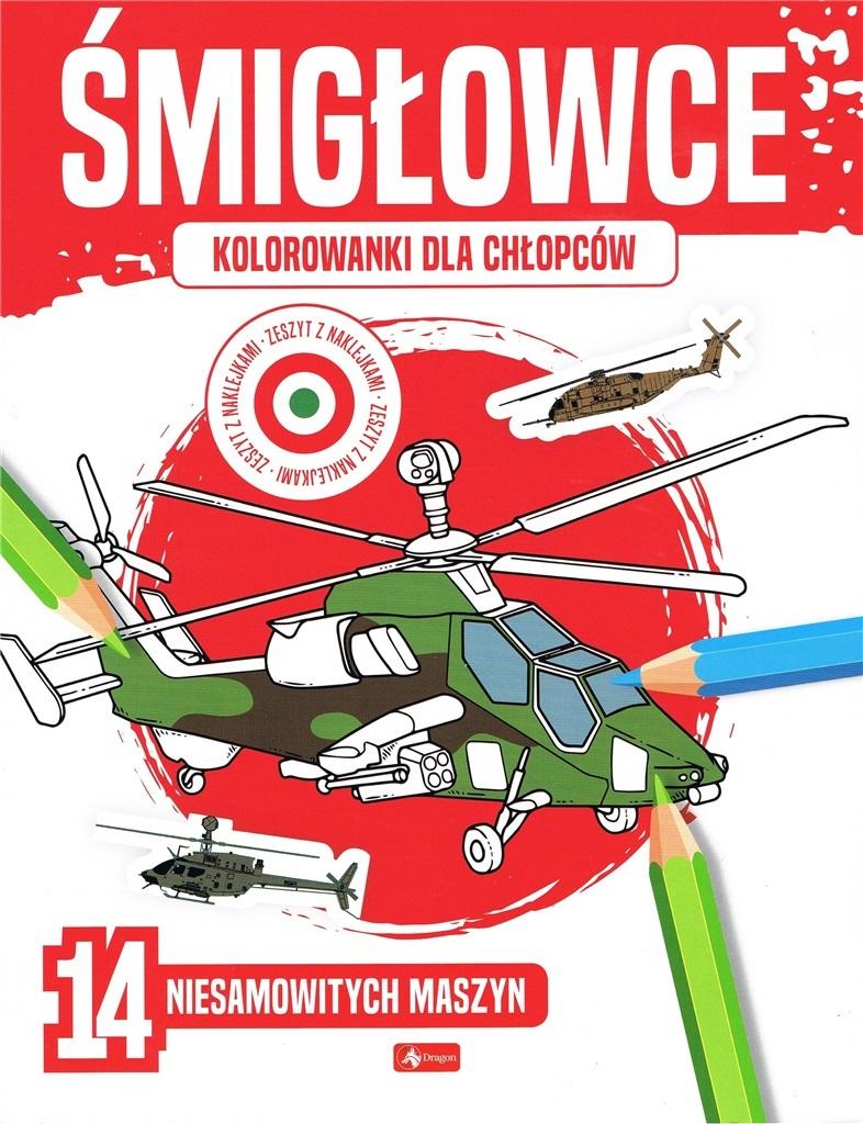 Kolorowanki dla chłopców Śmigłowce