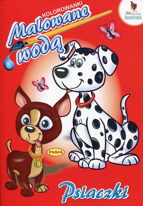 Kolorowanki malowane wodą Psiaczki