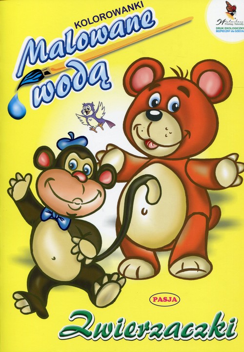 Kolorowanki malowane wodą Zwierzaczki