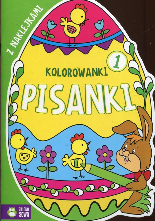 Kolorowanki Pisanki z naklejkami 1