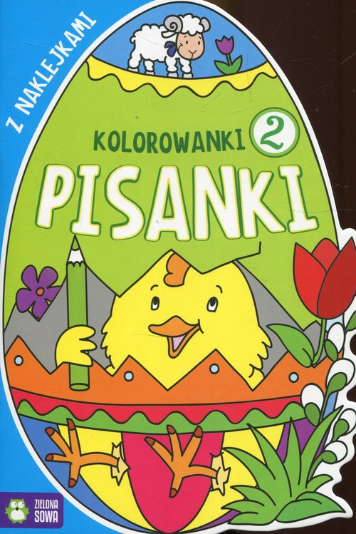 Kolorowanki Pisanki z naklejkami 2