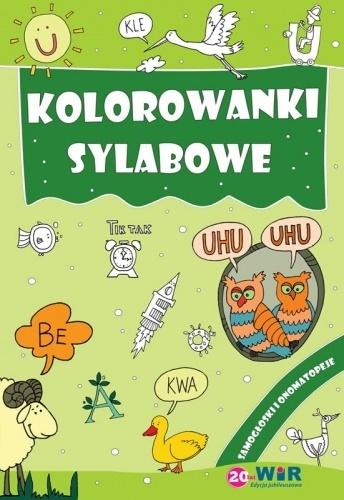 Kolorowanki sylabowe Samogłoski i onomatopeje