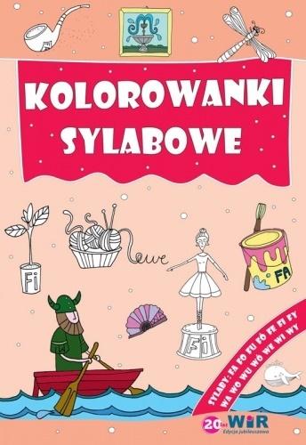 Kolorowanki sylabowe Sylaby ze spółgłoskami F,W