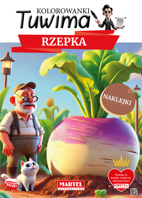 Kolorowanki Tuwima. Rzepka z naklejkami