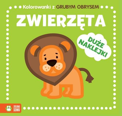 Kolorowanki z grubym obrysem Zwierzęta