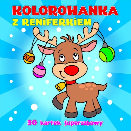 Kolorowanki z reniferkiem