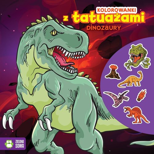 Kolorowanki z tatuażami Dinozaury
