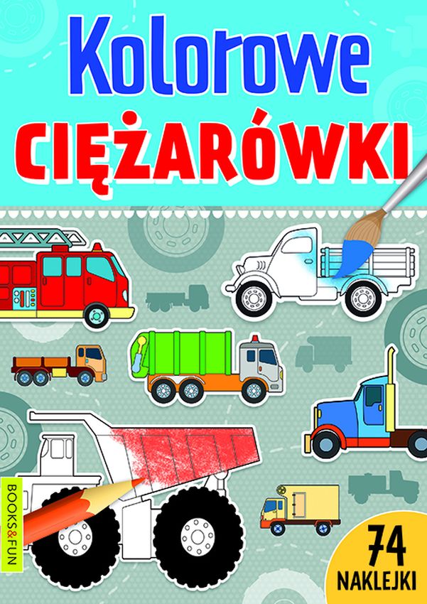 Kolorowe ciężarówki