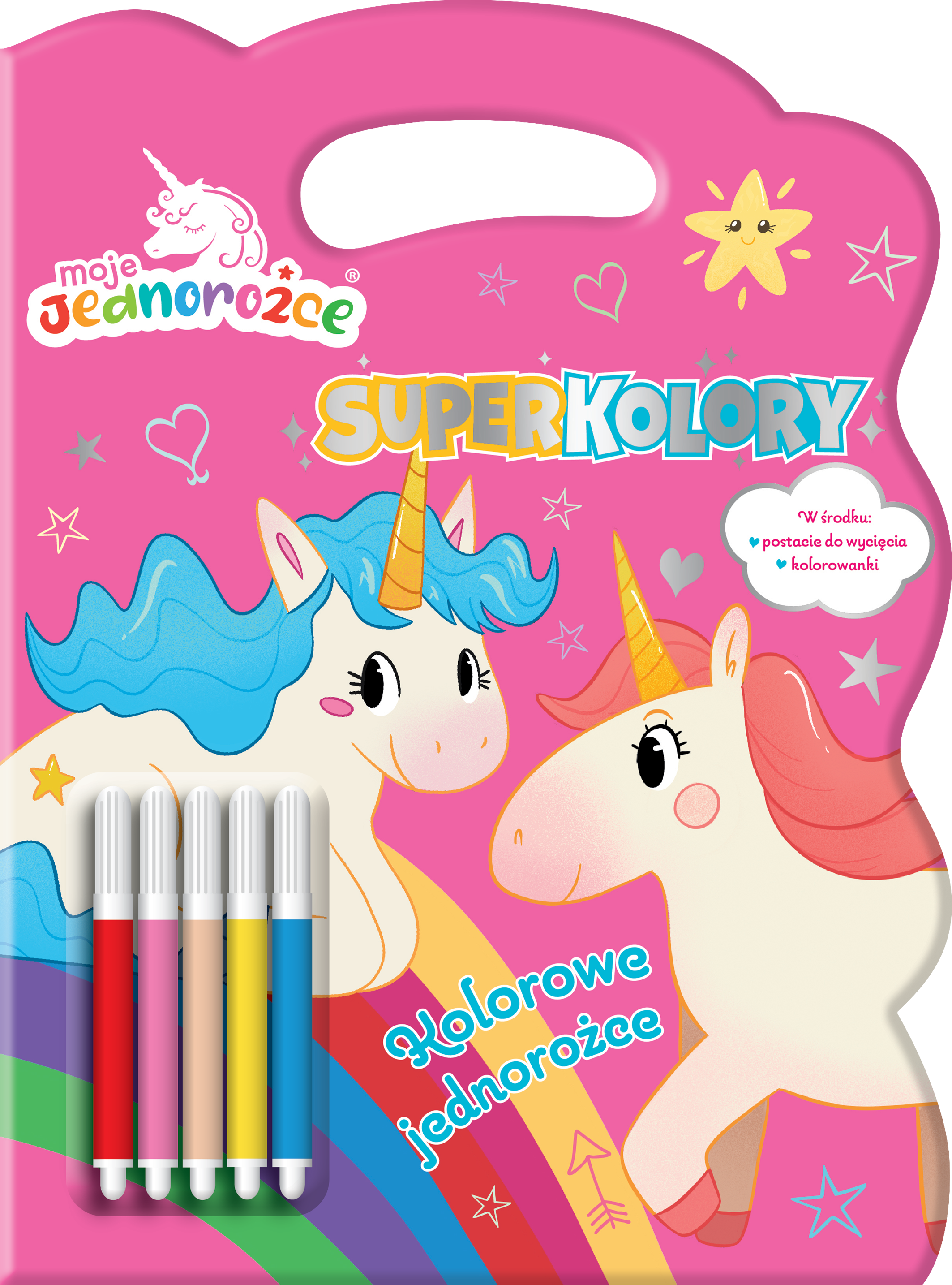 Kolorowe jednorożce. Moje Jednorożce. SuperKolory