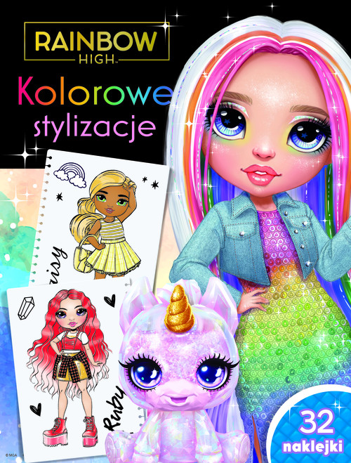 Kolorowe stylizacje. Rainbow High