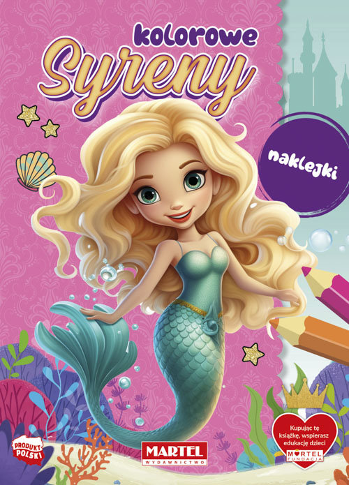 Kolorowe syreny z naklejkami