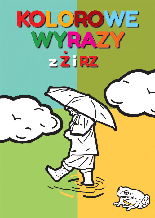 Kolorowe wyrazy z Ż i RZ