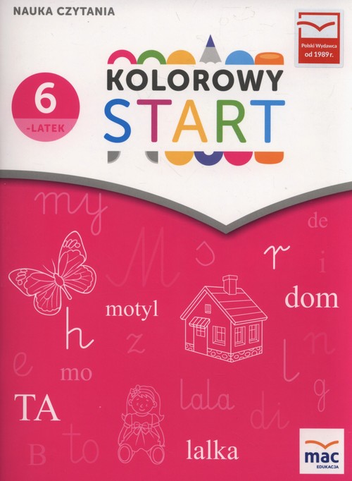 Kolorowy start Sześciolatek Nauka czytania