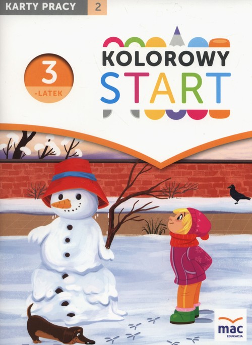 Kolorowy start Trzylatek Karty pracy Część 2