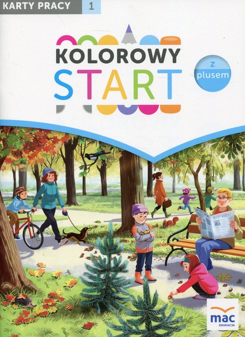 Kolorowy start z plusem Karty pracy 1