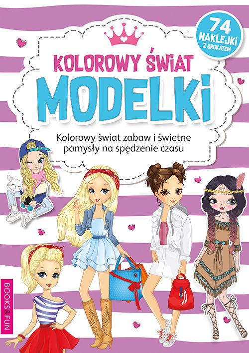 Kolorowy Świat Modelki Kolorowanka