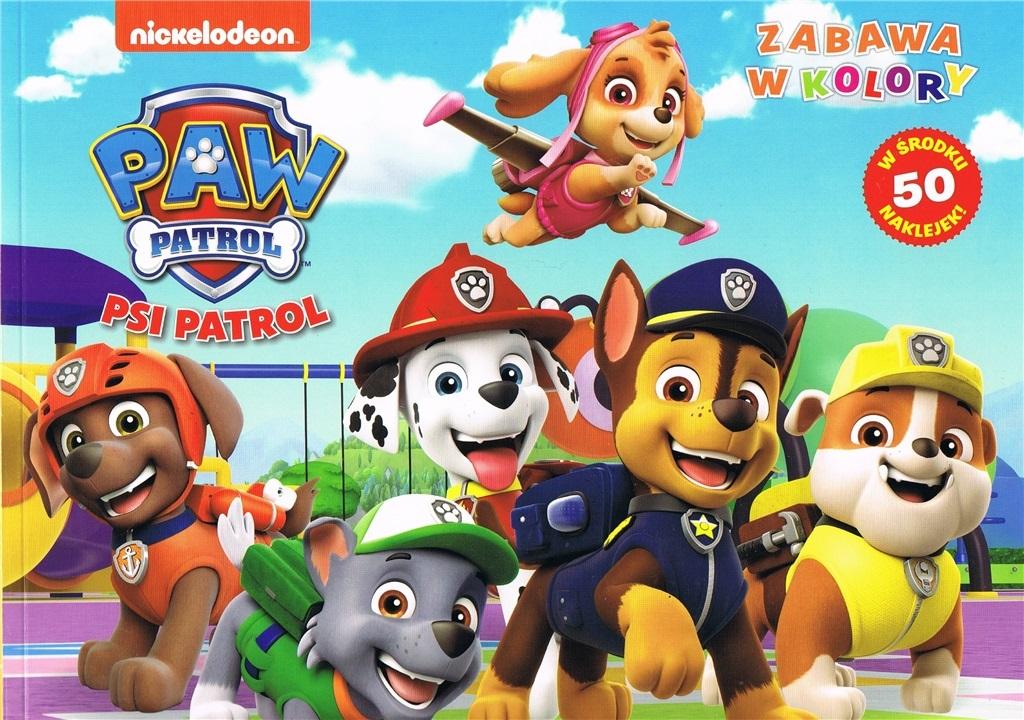 Kolorowy świat piesków. Psi Patrol. Zabawa w kolory