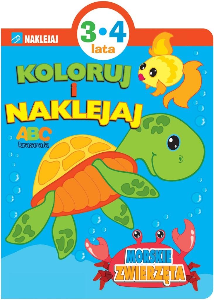 Koloruj i naklejaj Morskie zwierzęta