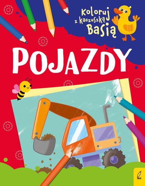 Koloruj z kaczuszką Basią Pojazdy