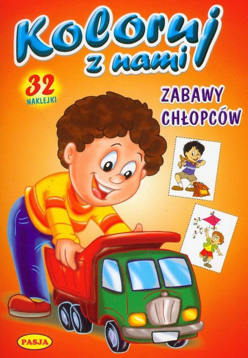 Koloruj z nami. Zabawy chłopców
