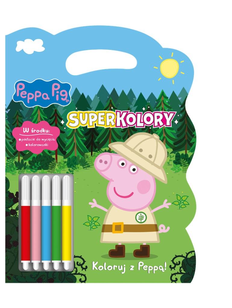 Koloruj z Peppą! Świnka Peppa. SuperKolory