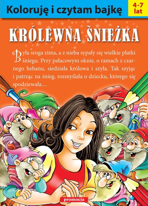 Koloruję i czytam bajkę Królewna Śnieżka