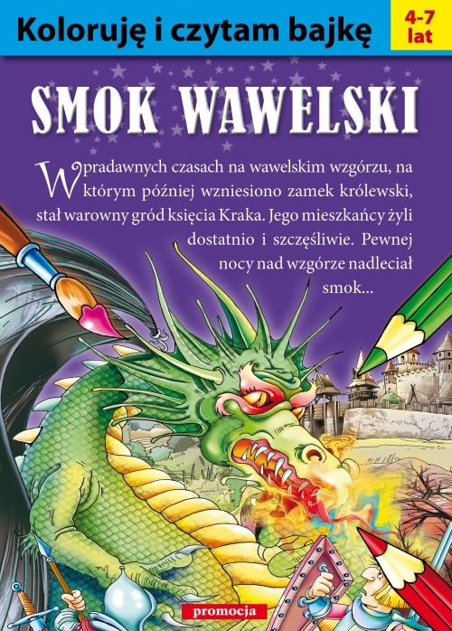 Koloruję i czytam bajkę Smok wawelski