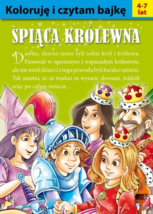 Koloruję i czytam bajkę Śpiąca królewna