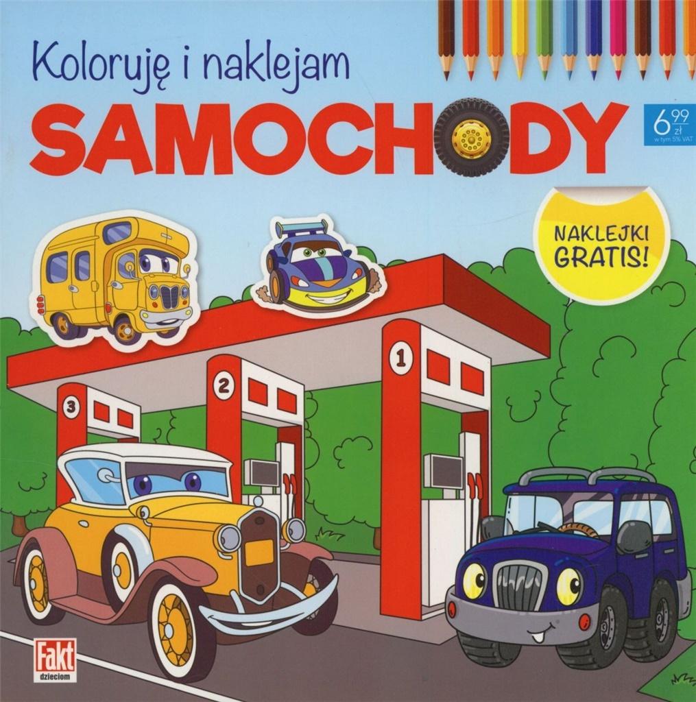 Koloruje i naklejam. Samochody. Fakt Dzieciom