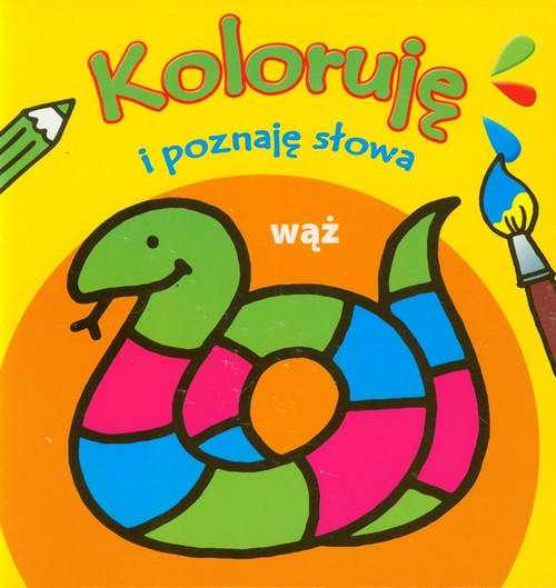 Koloruję i poznaję słowa Wąż