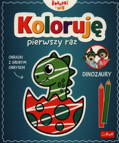 Koloruję pierwszy raz Dinozary